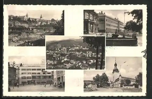 AK Vsetin, Kirche, Brücke, Brunnen