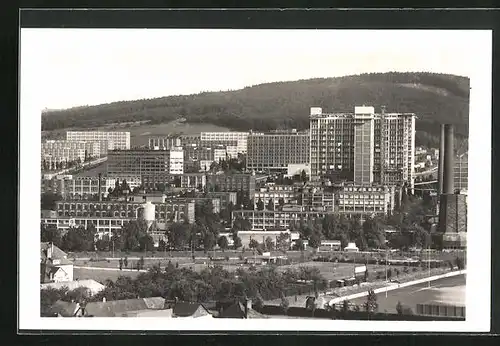 AK Zlin, Bafa-Werke aus der Vogelschau