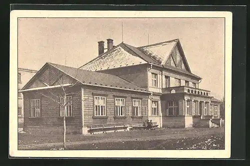 AK Königgrätz / Hradec Kralove, Vystavel spolek Stud. Domov r. 1923