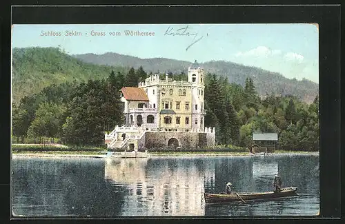 AK Sekirn am Wörthersee, Schloss Sekirn und Boot