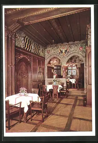 AK München, Restaurant Kaiserstuben im Hotel Deutscher Kaiser, Kaiser-Ludwig-Stube