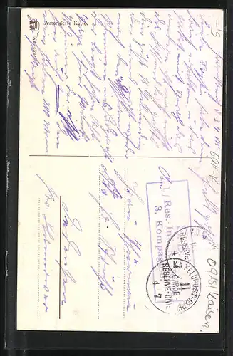 AK König Ludwig III. im Profil