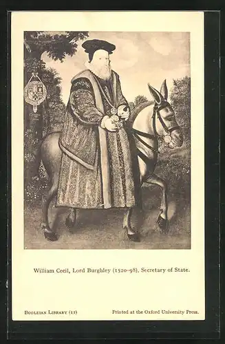 Künstler-AK William Cecil, Lord Burghley, Secretay of State
