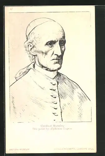 Künstler-AK Cardinal Manning