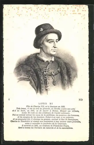 Künstler-AK Louis XI., König von Frankreich