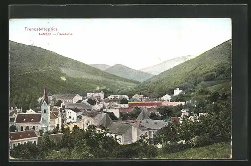 AK Trencsenteplicz, Latkepe, Panorama