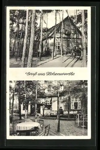 AK Hohenwarthe b. Magdeburg, Gasthaus Königs Waldschänke