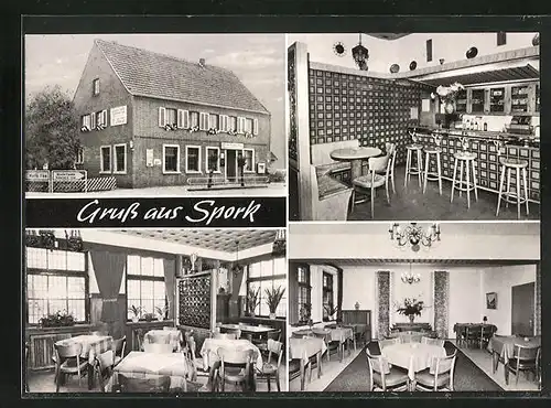 AK Bocholt-Spork, Ansichten vom Gasthaus