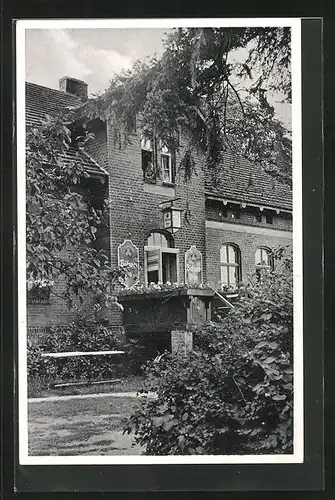 AK Strausberg, Gaststätte Forsthaus, Aussenansicht