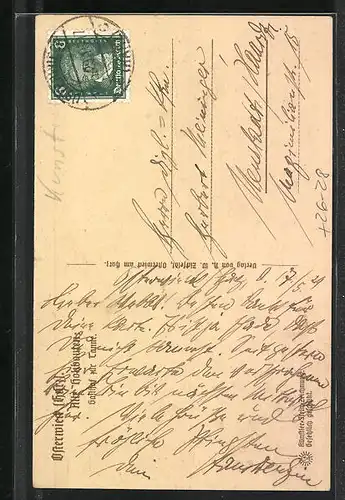 Steindruck-AK Osterwieck, Gasthof Zur Tanne, Gebäudeansicht