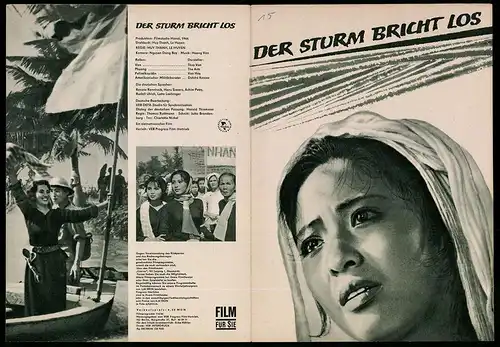 Filmprogramm Film Für Sie Nr. 116 /66, Der Sturm bricht los, Thuy Van, The Anh, Van Hoy, Regie: Huy Tanh, Le Huyen
