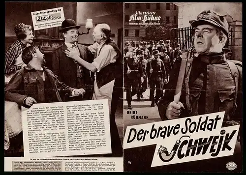 Filmprogramm IFB Nr. 05415, Der Brave Soldat Schwejk, Heinz Rühmann, Ernst Stankovski, Regie: Axel von Ambesser