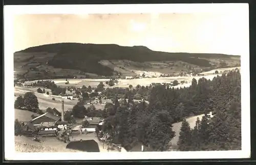 AK Tanndorf-Deschnei, Ortsansicht aus der Vogelschau