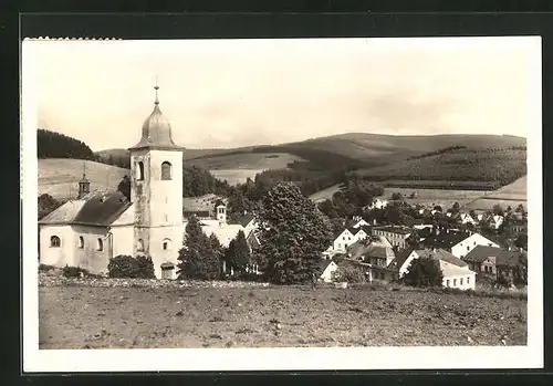 AK Olesnice, Kirche gegen Ortskern