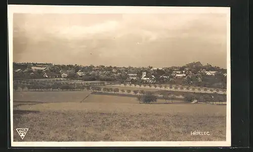 AK Hridelec, Panorama mit Kirche