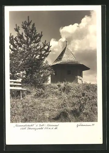 AK Zell i. Wiesental, Türmchen auf dem Rümmelisbühl