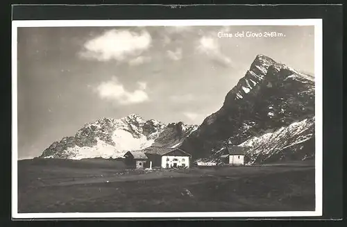 AK Cima del Giovo, Berghütten mit Berggipfeln