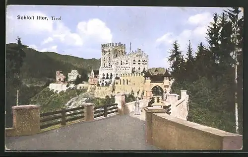 AK Itter, Aufgang zum Schloss Itter