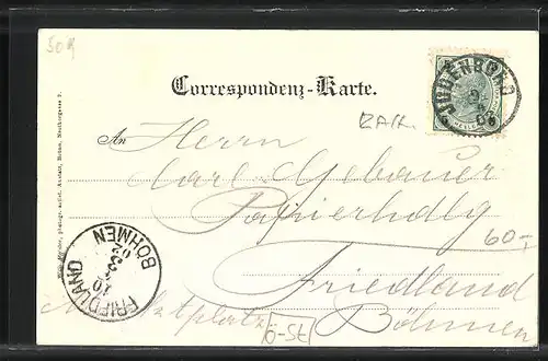 AK Judenburg, Totalansicht vom Lichtenstein