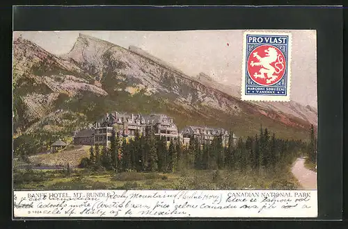 AK Mt. Rundle, Banff Hotel, Canadian National Park