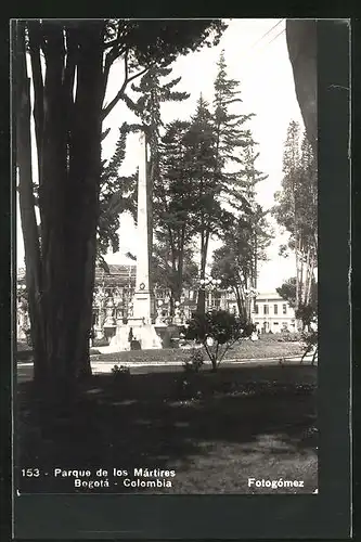 AK Bogotá, Parque de los Mártires