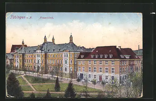 AK Tübingen a. N., Totalansicht der Frauenklinik