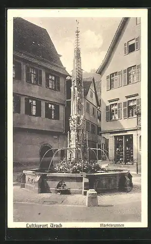 AK Urach, Marktbrunnen