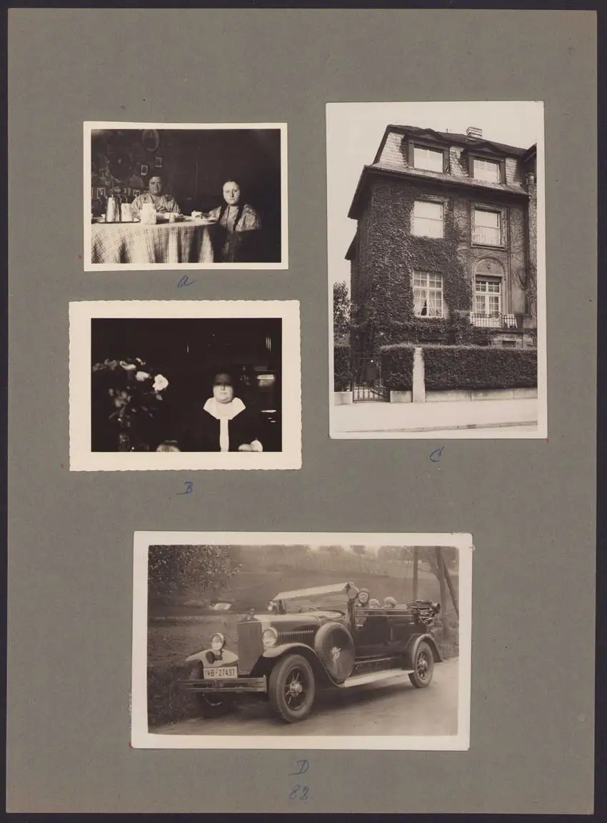 537 Fotografien Ansicht Mannheim, Fam. Daut Mannheim Strumpfwarenfabrik geründet 1865 Familienchronik, 33 x 24cm 10