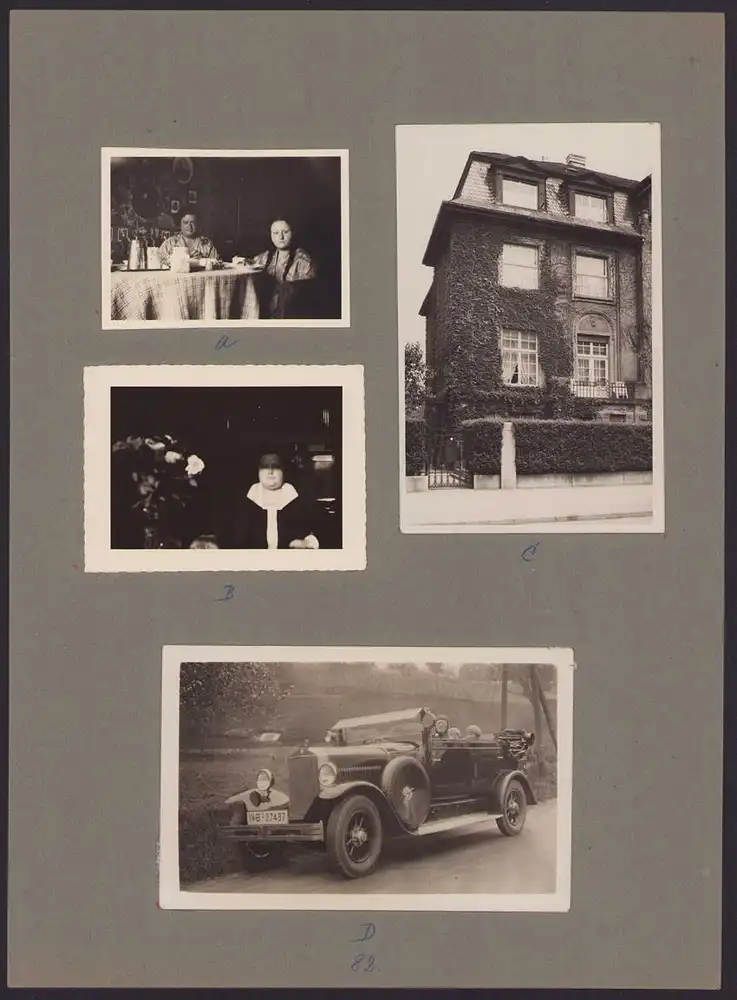 537 Fotografien Ansicht Mannheim, Fam. Daut Mannheim Strumpfwarenfabrik geründet 1865 Familienchronik, 33 x 24cm 10