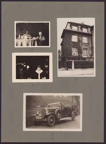 537 Fotografien Ansicht Mannheim, Fam. Daut Mannheim Strumpfwarenfabrik geründet 1865 Familienchronik, 33 x 24cm