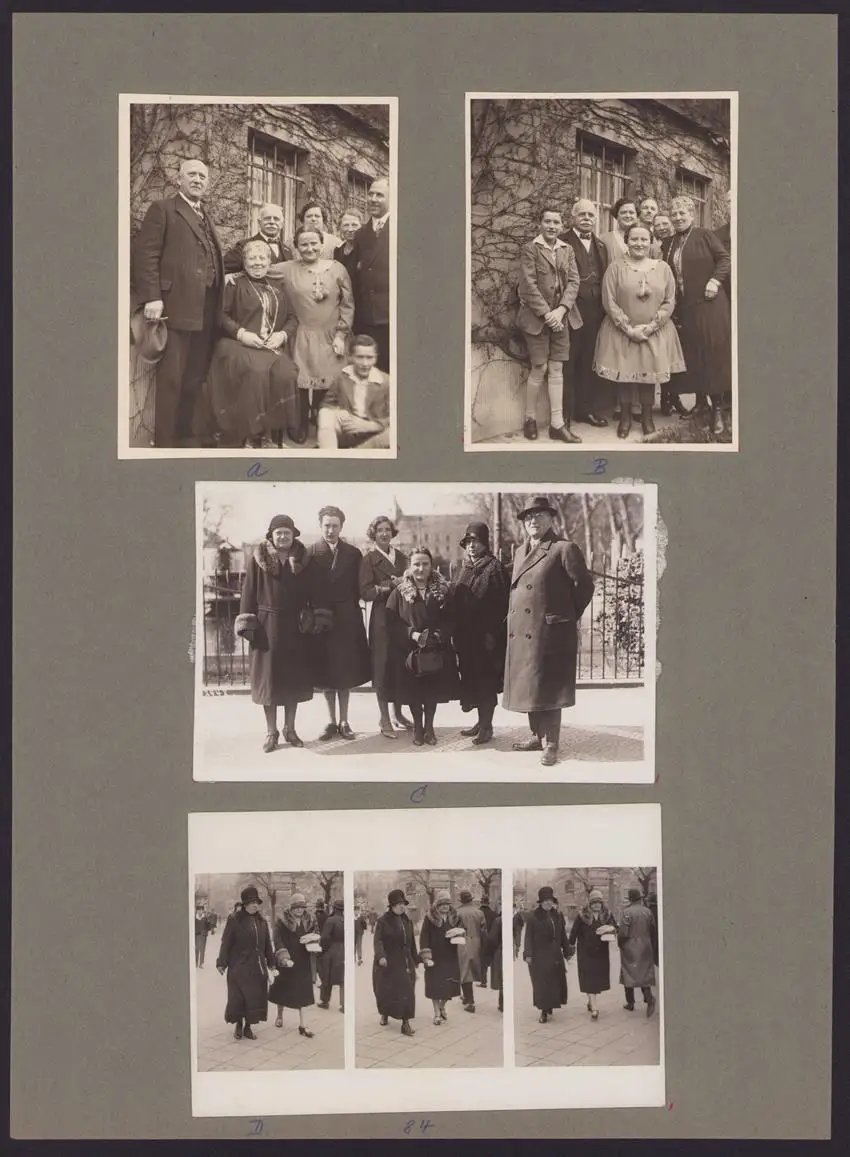 537 Fotografien Ansicht Mannheim, Fam. Daut Mannheim Strumpfwarenfabrik geründet 1865 Familienchronik, 33 x 24cm 11