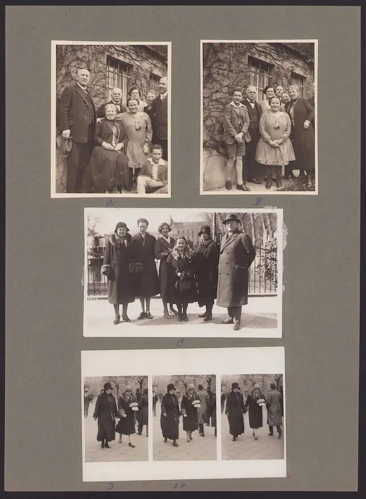 537 Fotografien Ansicht Mannheim, Fam. Daut Mannheim Strumpfwarenfabrik geründet 1865 Familienchronik, 33 x 24cm 11