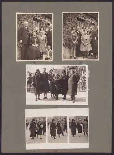 537 Fotografien Ansicht Mannheim, Fam. Daut Mannheim Strumpfwarenfabrik geründet 1865 Familienchronik, 33 x 24cm