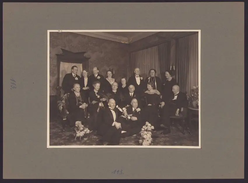 537 Fotografien Ansicht Mannheim, Fam. Daut Mannheim Strumpfwarenfabrik geründet 1865 Familienchronik, 33 x 24cm 14