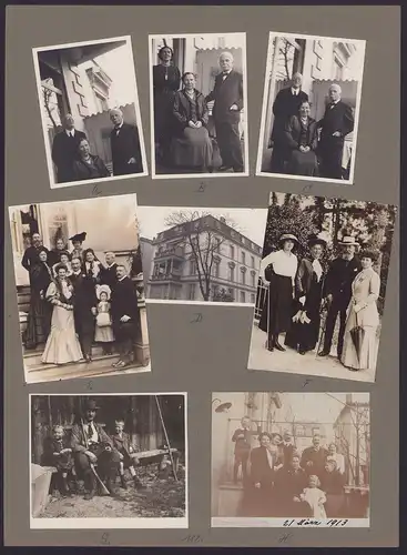 537 Fotografien Ansicht Mannheim, Fam. Daut Mannheim Strumpfwarenfabrik geründet 1865 Familienchronik, 33 x 24cm