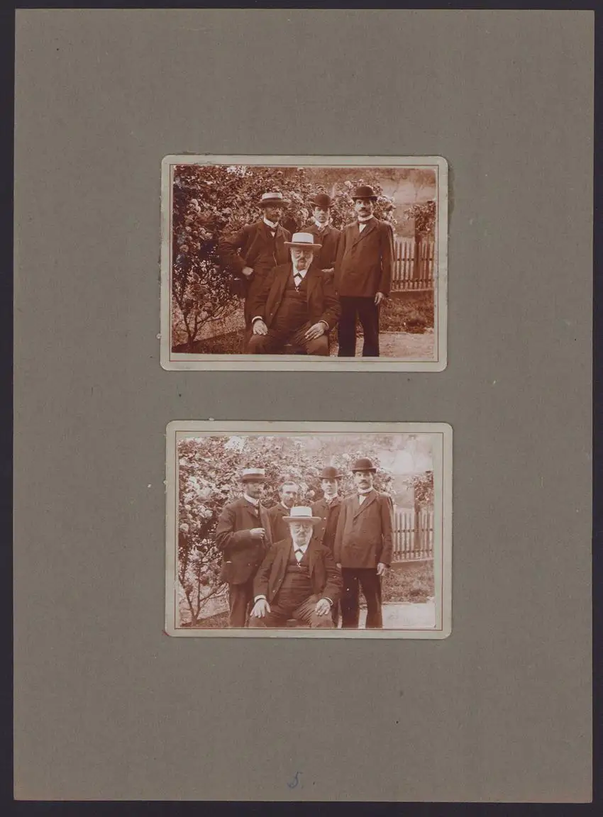 537 Fotografien Ansicht Mannheim, Fam. Daut Mannheim Strumpfwarenfabrik geründet 1865 Familienchronik, 33 x 24cm 3