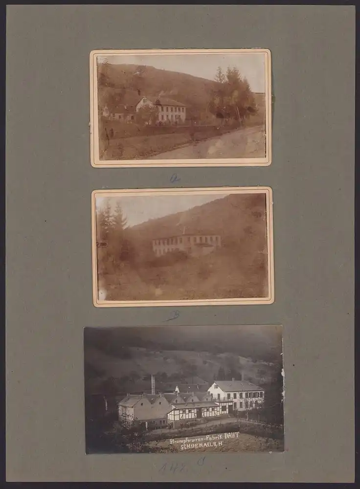 537 Fotografien Ansicht Mannheim, Fam. Daut Mannheim Strumpfwarenfabrik geründet 1865 Familienchronik, 33 x 24cm 38