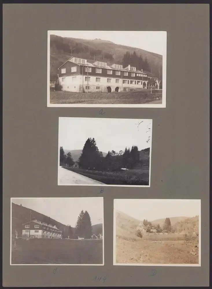 537 Fotografien Ansicht Mannheim, Fam. Daut Mannheim Strumpfwarenfabrik geründet 1865 Familienchronik, 33 x 24cm 39