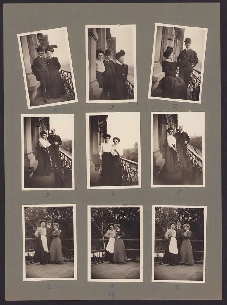 537 Fotografien Ansicht Mannheim, Fam. Daut Mannheim Strumpfwarenfabrik geründet 1865 Familienchronik, 33 x 24cm 5