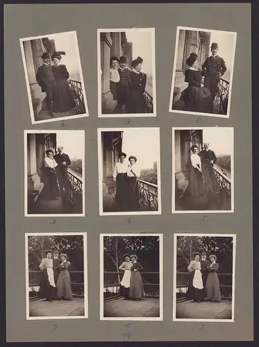 537 Fotografien Ansicht Mannheim, Fam. Daut Mannheim Strumpfwarenfabrik geründet 1865 Familienchronik, 33 x 24cm