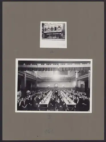 537 Fotografien Ansicht Mannheim, Fam. Daut Mannheim Strumpfwarenfabrik geründet 1865 Familienchronik, 33 x 24cm