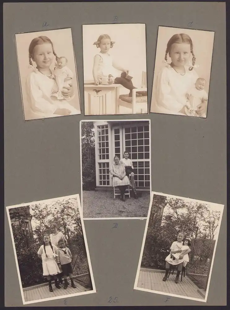 537 Fotografien Ansicht Mannheim, Fam. Daut Mannheim Strumpfwarenfabrik geründet 1865 Familienchronik, 33 x 24cm 6