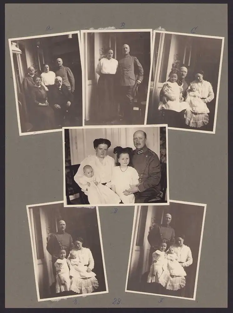 537 Fotografien Ansicht Mannheim, Fam. Daut Mannheim Strumpfwarenfabrik geründet 1865 Familienchronik, 33 x 24cm 7