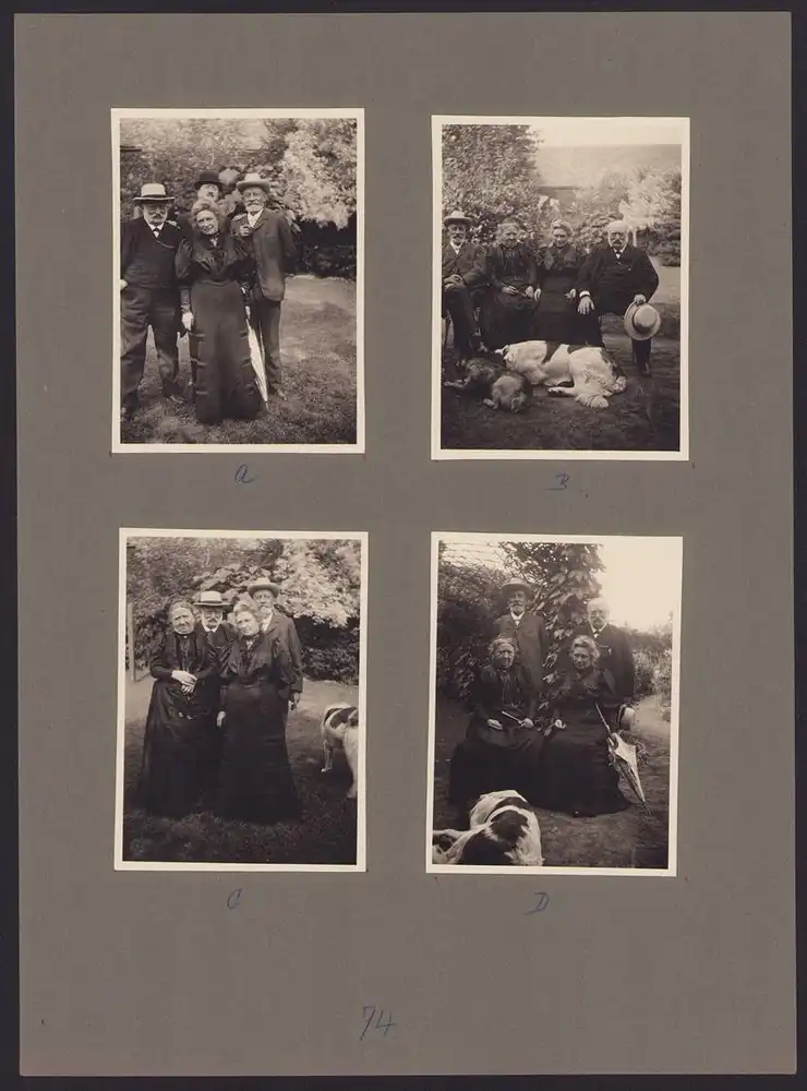 537 Fotografien Ansicht Mannheim, Fam. Daut Mannheim Strumpfwarenfabrik geründet 1865 Familienchronik, 33 x 24cm 8