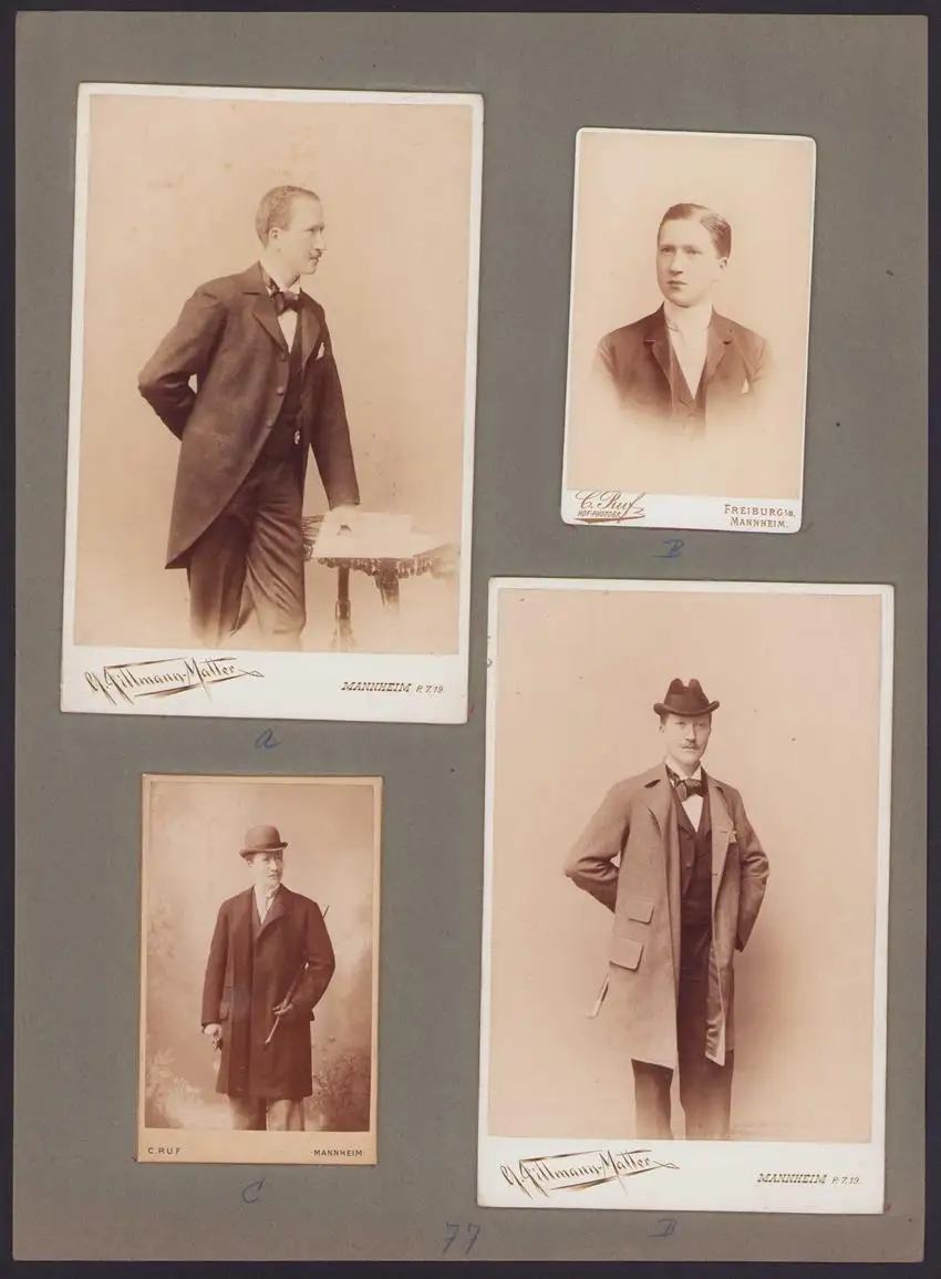 537 Fotografien Ansicht Mannheim, Fam. Daut Mannheim Strumpfwarenfabrik geründet 1865 Familienchronik, 33 x 24cm 9