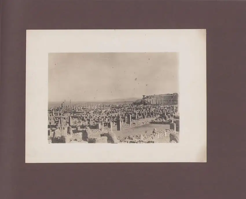 Fotoalbum 65 Fotografien, Ansicht Algerien, Stadtansichten von Tebessa, Algier, Ruinen der Antike 23