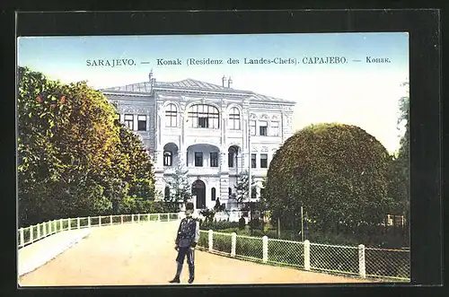 AK Sarajewo, Konak, Residenz des Landes-Chefs
