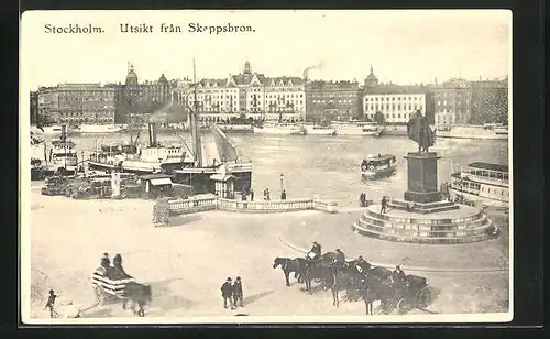 AK Stockholm, Utsikt fran Skeppsbron