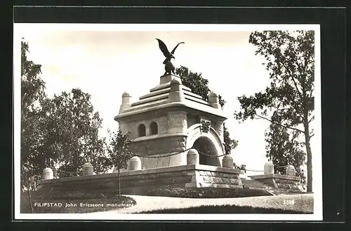 AK Filipstad, John Ericssons monument