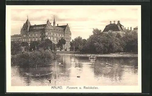 AK Malmö, Museum u. Realskolan